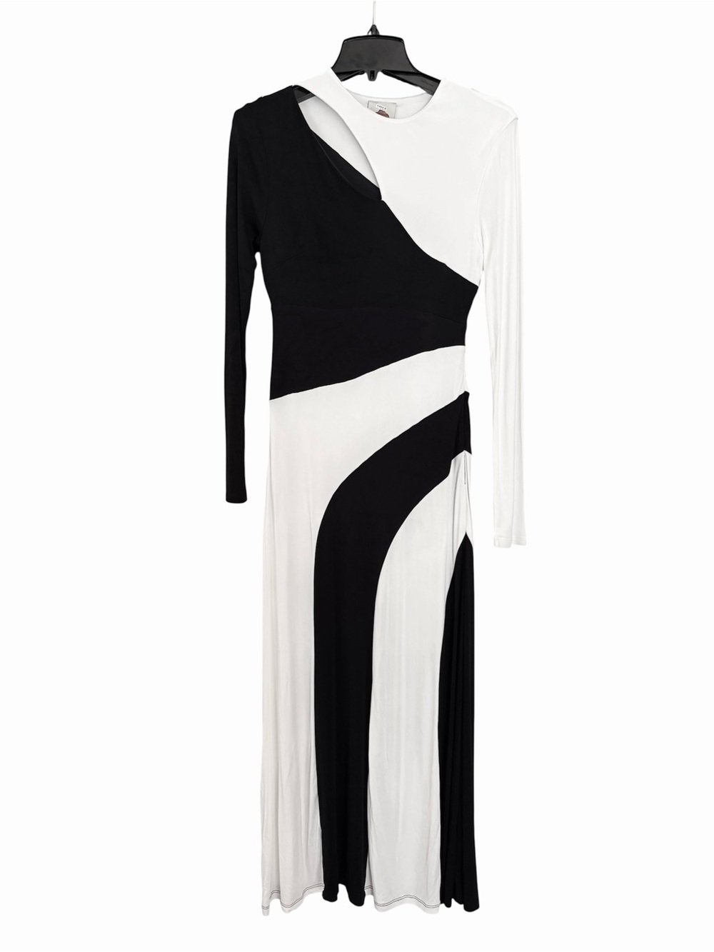 Farm Rio Cut-Out Long Sleeve Midi Dress S